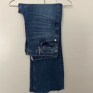 Citizens Of Humanity Classic High Rise Medium Blue Straight Jeans